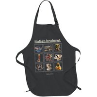 Italian Brainrot Characaters Meme Gen Z Funny Humor Apron
