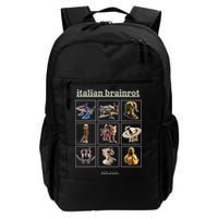 Italian Brainrot Characaters Meme Gen Z Funny Humor Backpack