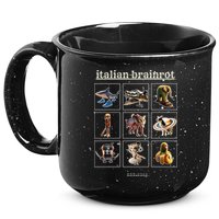 Italian Brainrot Characaters Meme Gen Z Funny Humor 15oz Campfire Ceramic Mug
