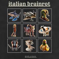 Italian Brainrot Characaters Meme Gen Z Funny Humor Large Microfiber Waffle Golf Towel