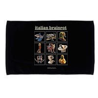 Italian Brainrot Characaters Meme Gen Z Funny Humor Microfiber Hand Towel