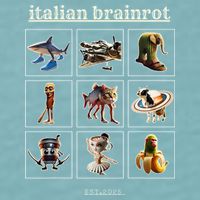 Italian Brainrot Characaters Meme Gen Z Funny Humor Sueded Cloud Jersey T-Shirt