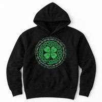 Irish Blessing Celtic Knot & 4 Leaf Clover Luck Version Hoodie