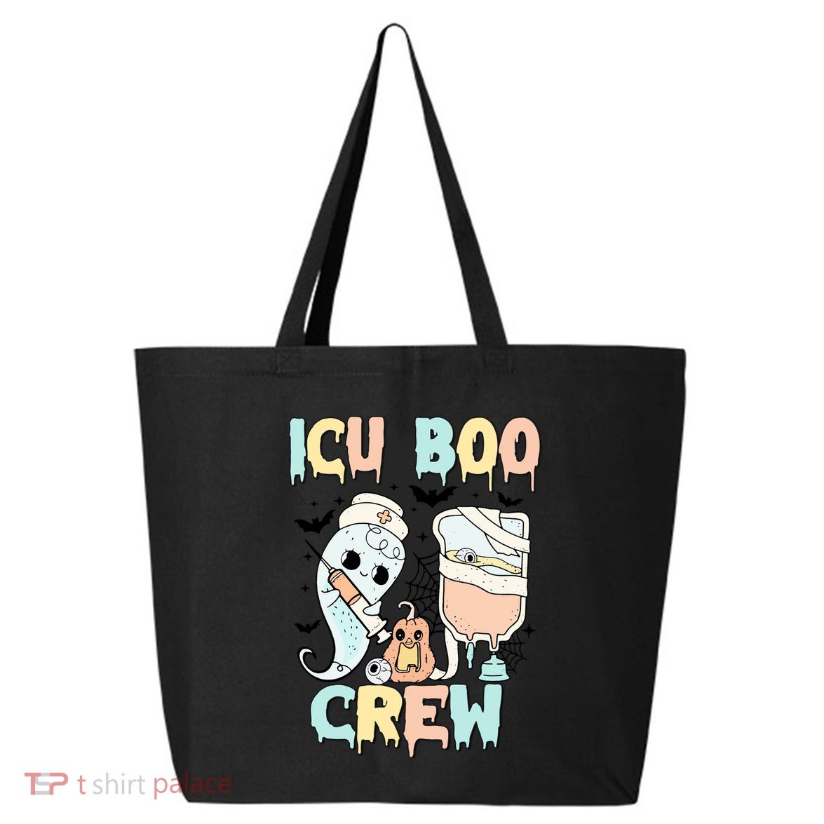 Icu Boo Crew Stethoscope Icu Nurse Halloween Costume Gift 25L Jumbo Tote