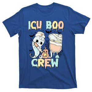 Icu Boo Crew Stethoscope Icu Nurse Halloween Costume Gift T-Shirt