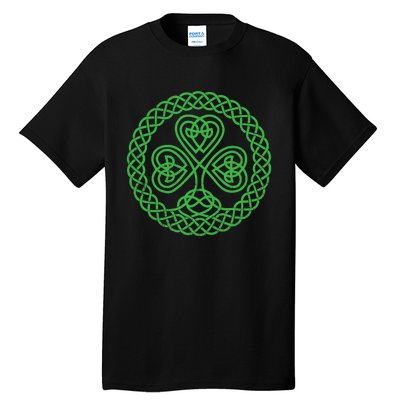 Irish Blessing Celtic Knot 4 Leaf Clover - St. Patrick's Day Tall T-Shirt