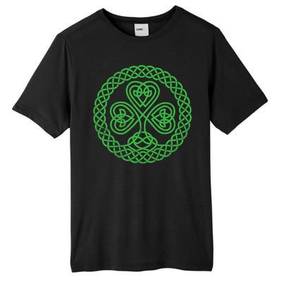 Irish Blessing Celtic Knot 4 Leaf Clover - St. Patrick's Day Tall Fusion ChromaSoft Performance T-Shirt