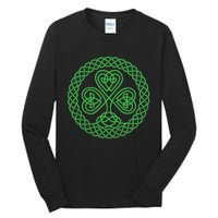 Irish Blessing Celtic Knot 4 Leaf Clover - St. Patrick's Day Tall Long Sleeve T-Shirt