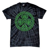 Irish Blessing Celtic Knot 4 Leaf Clover - St. Patrick's Day Tie-Dye T-Shirt