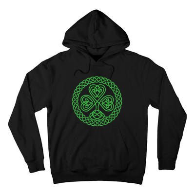 Irish Blessing Celtic Knot 4 Leaf Clover - St. Patrick's Day Tall Hoodie