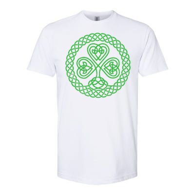 Irish Blessing Celtic Knot 4 Leaf Clover - St. Patrick's Day Softstyle CVC T-Shirt