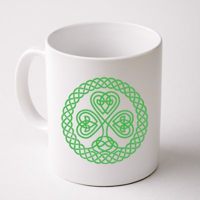 Irish Blessing Celtic Knot 4 Leaf Clover - St. Patrick's Day Coffee Mug