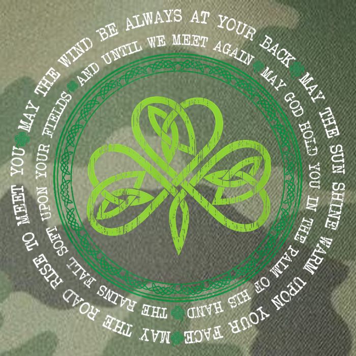 Irish Blessing Celtic Knot Patrick’s Day Shamrock Clover Legacy Tie Dye Trucker Hat