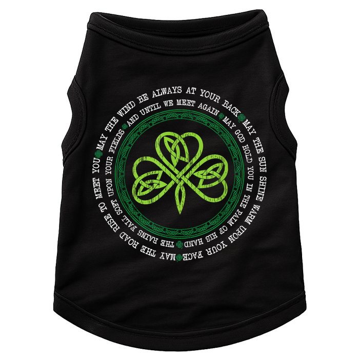 Irish Blessing Celtic Knot Patrick’s Day Shamrock Clover Doggie Tank