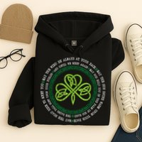 Irish Blessing Celtic Knot Patrick’s Day Shamrock Clover Hoodie