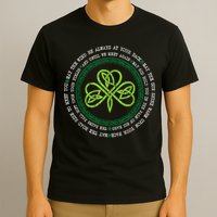 Irish Blessing Celtic Knot Patrick’s Day Shamrock Clover T-Shirt