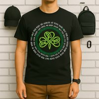 Irish Blessing Celtic Knot Patrick’s Day Shamrock Clover T-Shirt