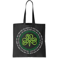 Irish Blessing Celtic Knot Patrick’s Day Shamrock Clover Bag