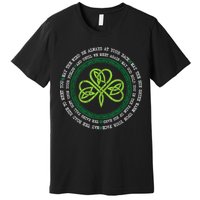 Irish Blessing Celtic Knot Patrick’s Day Shamrock Clover Premium T-Shirt