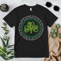 Irish Blessing Celtic Knot Patrick’s Day Shamrock Clover Premium T-Shirt