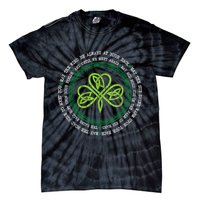 Irish Blessing Celtic Knot Patrick’s Day Shamrock Clover Tie-Dye T-Shirt