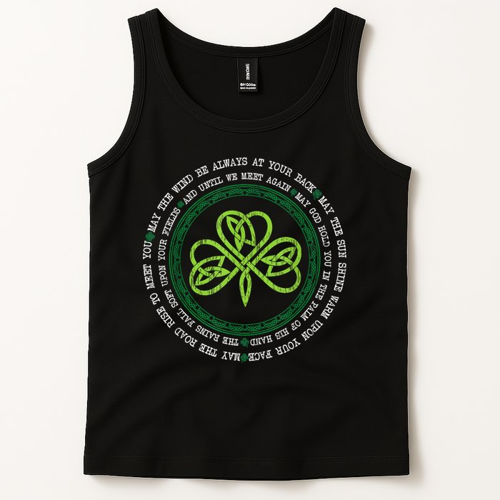 Irish Blessing Celtic Knot Patrick’s Day Shamrock Clover Tank Top