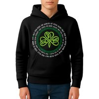 Irish Blessing Celtic Knot Patrick’s Day Shamrock Clover Kids Hoodie