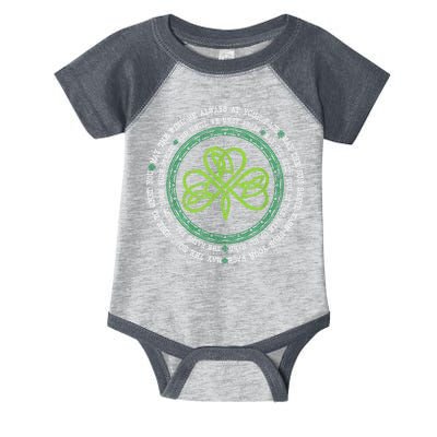 Irish Blessing Celtic Knot Patrick’s Day Shamrock Clover Infant Baby Jersey Bodysuit