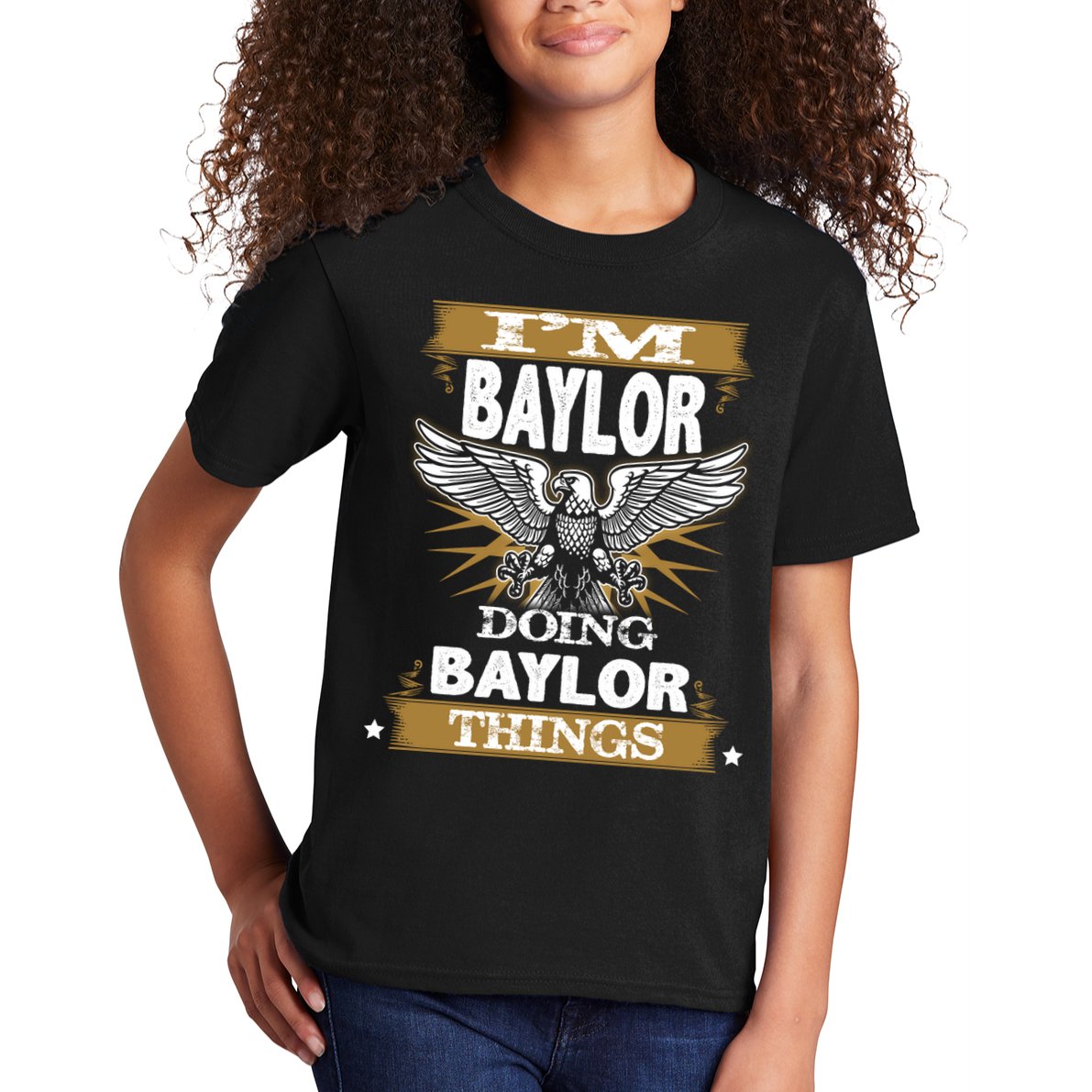 I'm Baylor Doing Baylor Things Kids T-Shirt