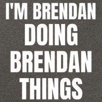IM Brendan Doing Brendan Things Cotton Canvas Backpack