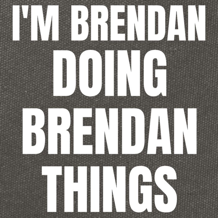 IM Brendan Doing Brendan Things Cotton Canvas Backpack