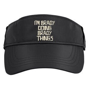 IM Brady Doing Brady Things Adult Drive Performance Visor