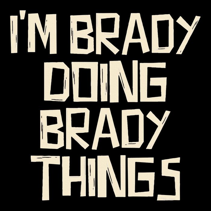 IM Brady Doing Brady Things Women's V-Neck T-Shirt