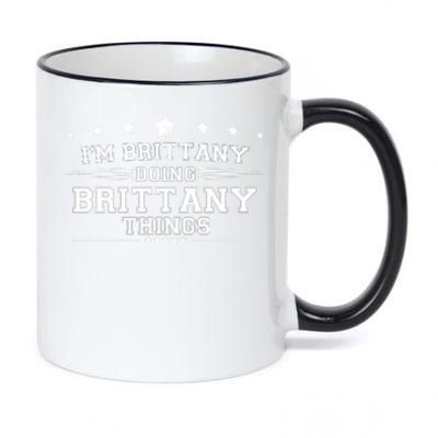 Im Brittany Doing Brittany Things 11oz Black Color Changing Mug