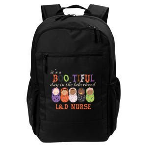 ItS Bootiful Day In The Laborhood L&D Nurse Halloween Daily Commute Backpack