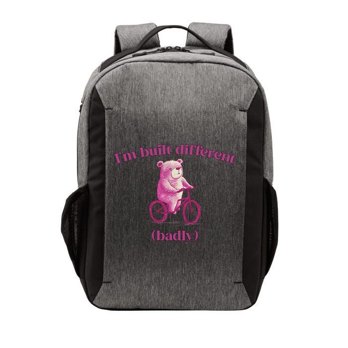 I'm Built Different (BADLY) – Funny Self-Deprecating Meme, Relatable Humor Vector Backpack