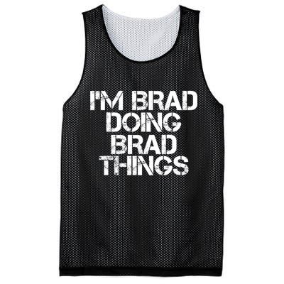 I'M BRAD DOING BRAD THINGS Shirt Funny Christmas Gift Idea Mesh Reversible Basketball Jersey Tank