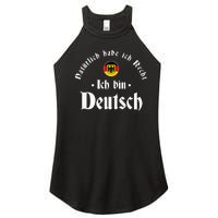 Ich Bin Deutsch Funny Germany Roots German Heritage Women’s Perfect Tri Rocker Tank