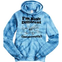 I’M Built Different Incorrectly Boeing 737 Tie Dye Hoodie