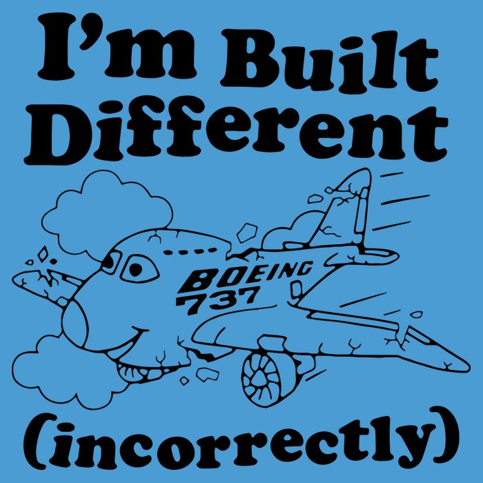 I’M Built Different Incorrectly Boeing 737 Tie Dye Hoodie