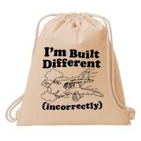 I’M Built Different Incorrectly Boeing 737 Drawstring Bag