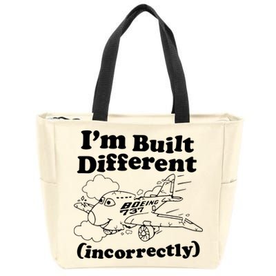 I’M Built Different Incorrectly Boeing 737 Zip Tote Bag