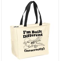 I’M Built Different Incorrectly Boeing 737 Zip Tote Bag