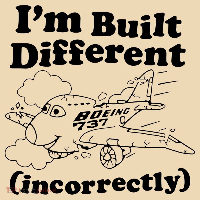I’M Built Different Incorrectly Boeing 737 Zip Tote Bag