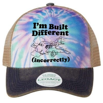 I’M Built Different Incorrectly Boeing 737 Legacy Tie Dye Trucker Hat