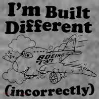I’M Built Different Incorrectly Boeing 737 Sustainable Beanie
