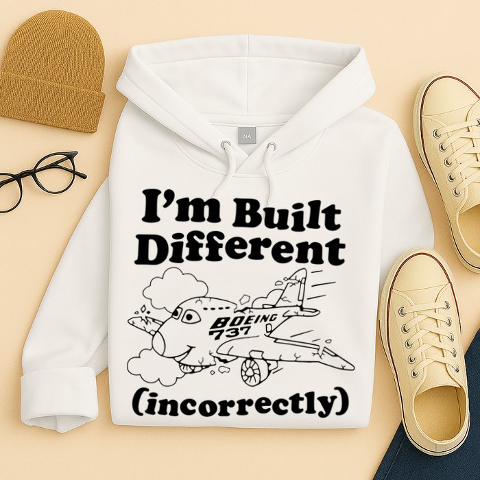 I’M Built Different Incorrectly Boeing 737 Hoodie