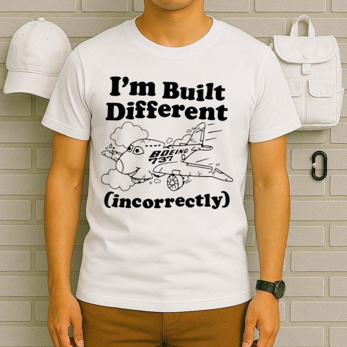 I’M Built Different Incorrectly Boeing 737 T-Shirt