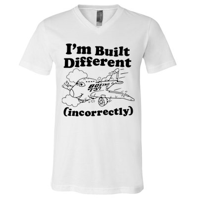 I’M Built Different Incorrectly Boeing 737 V-Neck T-Shirt