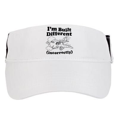 I’M Built Different Incorrectly Boeing 737 Adult Drive Performance Visor